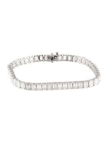Badgley Mischka Link 14K 15.15ctw Lab-Grown Diamond Bracelet