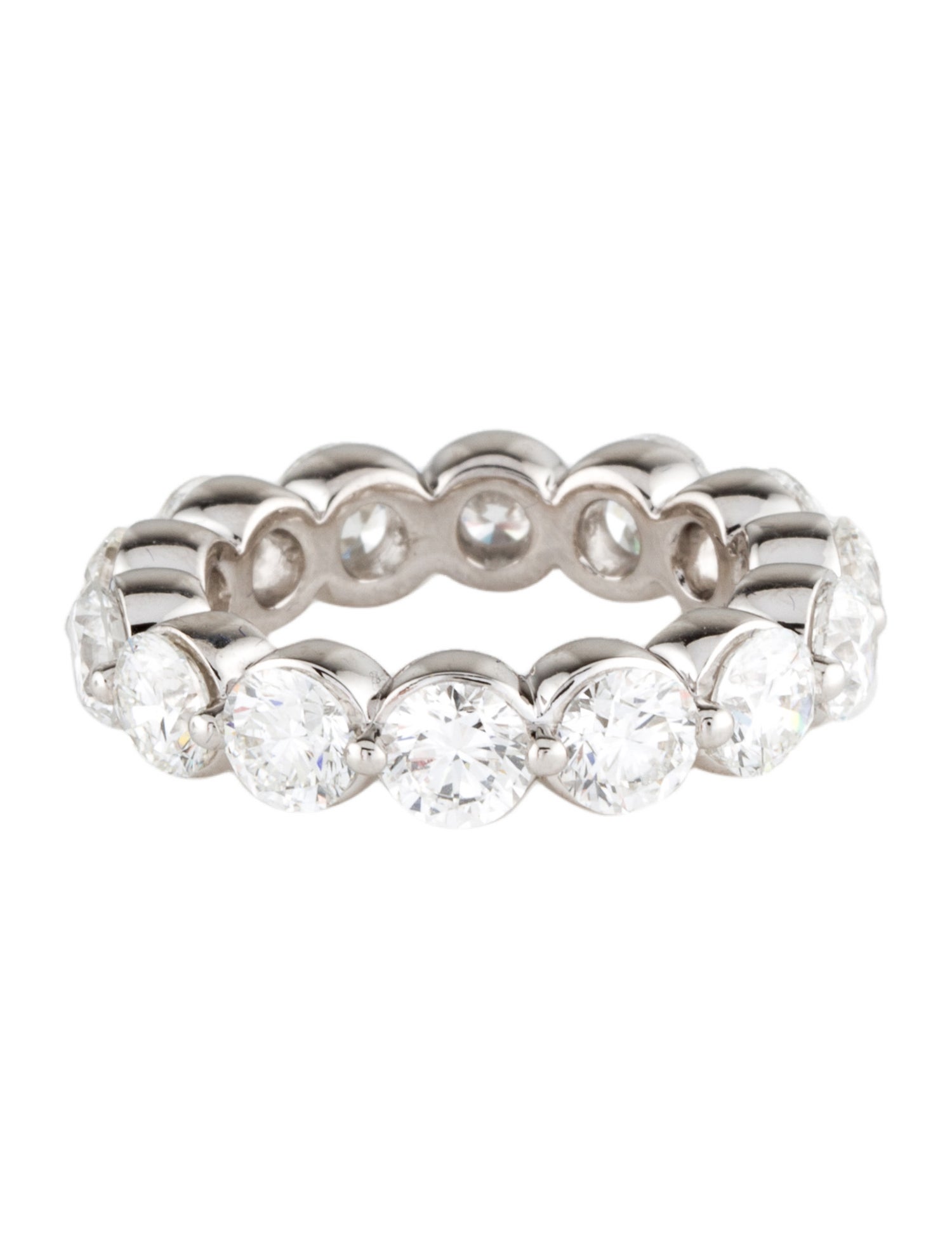 Badgley Mischka 14K 5.98ctw Lab-Grown Diamond Eternity Band Ring