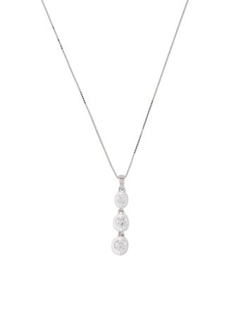 Badgley Mischka 14K Lab-Grown Diamond Pendant Necklace