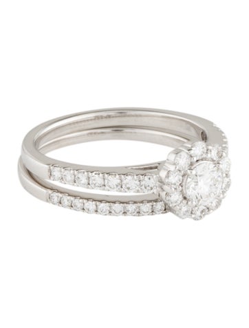 Badgley Mischka Wedding Set 14K 1.00ctw Lab-Grown Diamond 7