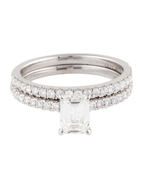Badgley Mischka 14K 1.45ctw Lab-Grown Diamond Wedding Set