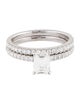 Badgley Mischka 14K 1.45ctw Lab-Grown Diamond Wedding Set