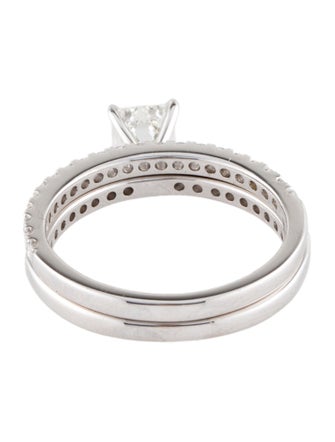 Badgley Mischka 14K 1.45ctw Lab-Grown Diamond Wedding Set