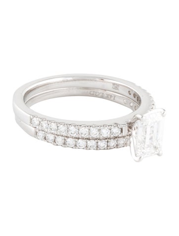 Badgley Mischka Wedding Set 14K 1.39ctw Lab-Grown Diamond 7