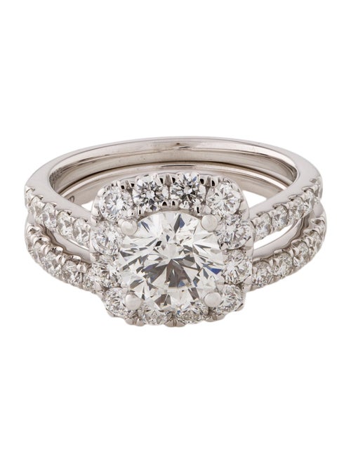 Badgley Mischka 14K 3.03ctw Lab-Grown Diamond Wedding Set
