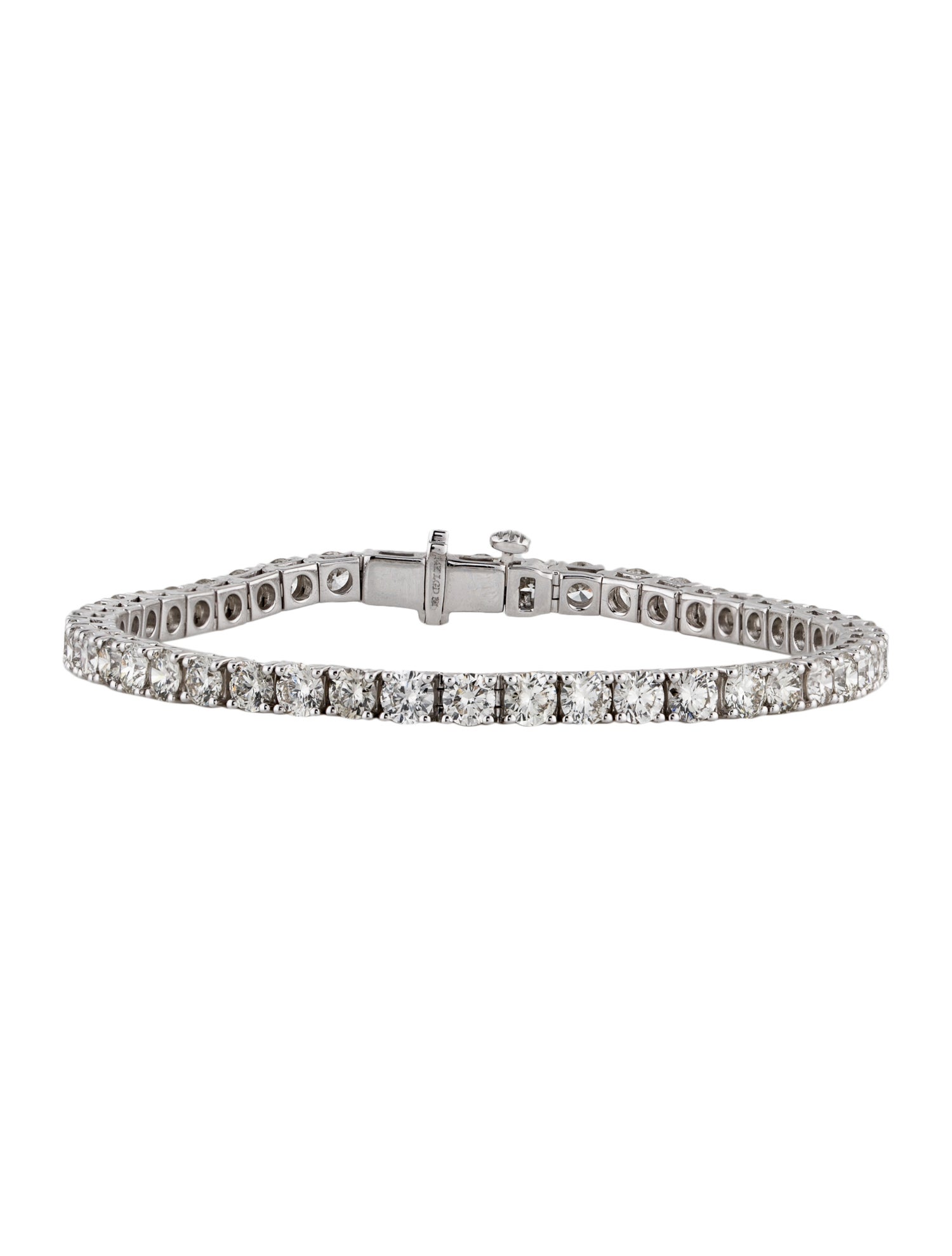 Badgley Mischka 14K 10.08ctw Lab-Grown Diamond Tennis Bracelet