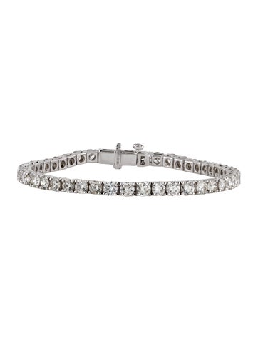 Badgley Mischka Link 14K 10.08ctw Lab-Grown Diamond Tennis Bracelet