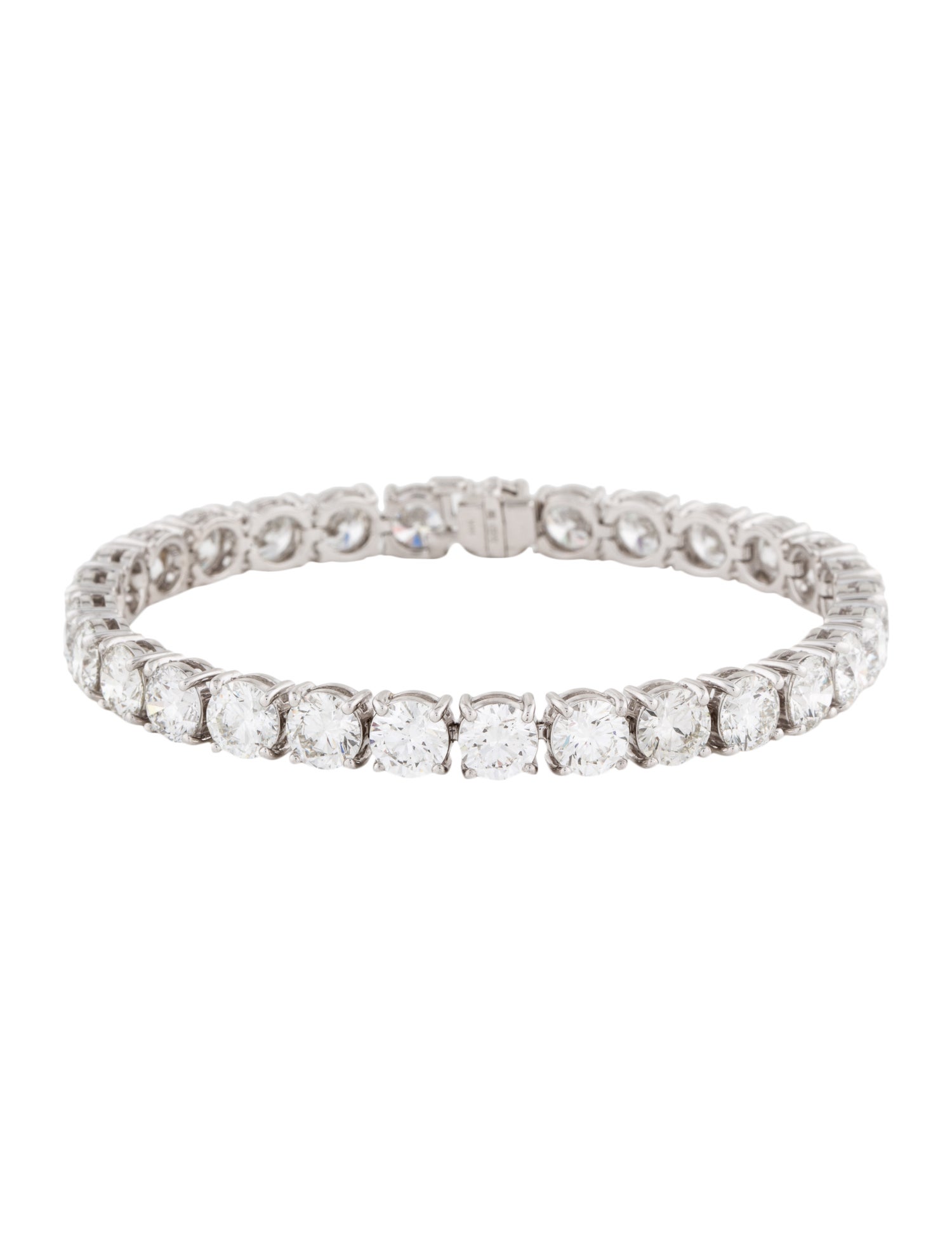 Badgley Mischka 14K 26.00ctw Lab-Grown Diamond Tennis Bracelet