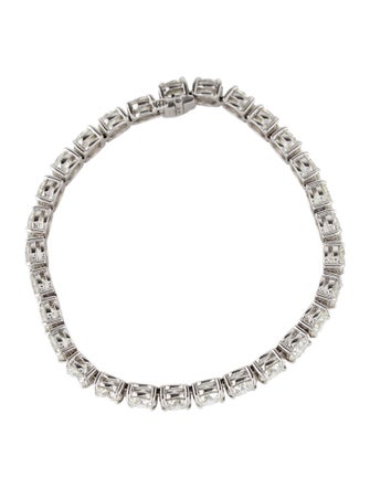 Badgley Mischka 14K 26.00ctw Lab-Grown Diamond Tennis Bracelet