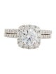 Badgley Mischka 14K 2.06ctw Lab-Grown Diamond Wedding Set