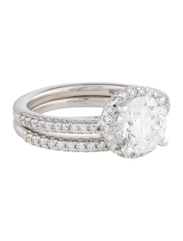 Badgley Mischka Wedding Set 14K 1.61ct Lab-Grown Diamond 5