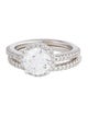 Badgley Mischka 14K 1.61ct Lab-Grown Diamond Wedding Set