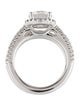 Badgley Mischka 14K 1.61ct Lab-Grown Diamond Wedding Set