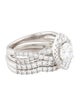 Badgley Mischka 14K 2.48ctw Lab-Grown Diamond Wedding Set
