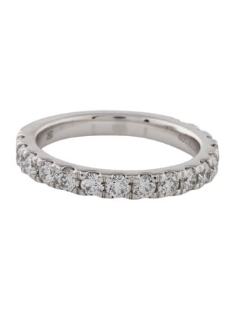 Badgley Mischka Platinum 1.40ctw Lab-Grown Diamond Wedding Band Ring