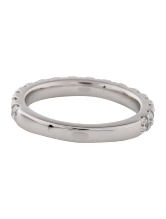 Badgley Mischka Platinum 1.40ctw Lab-Grown Diamond Wedding Band Ring