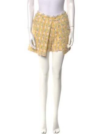 Badgley Mischka Printed Mini Shorts