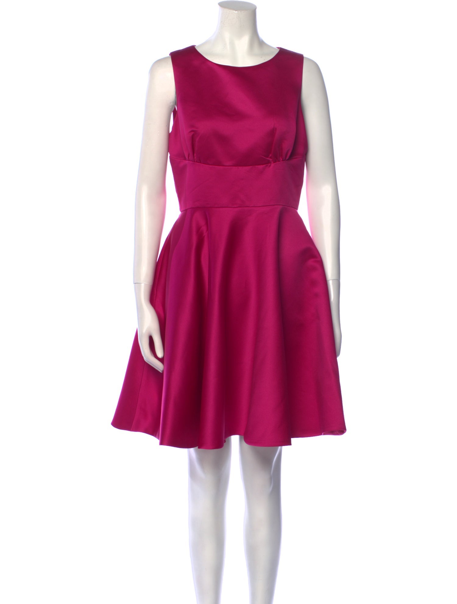 Badgley Mischka Scoop Neck Mini Dress