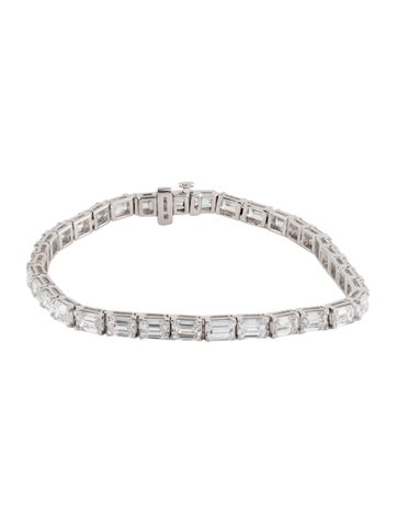 Badgley Mischka Link 14K 11.75ctw Lab-Grown Diamond Bracelet
