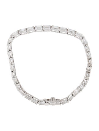 Badgley Mischka 14K 11.75ctw Lab-Grown Diamond Link Bracelet