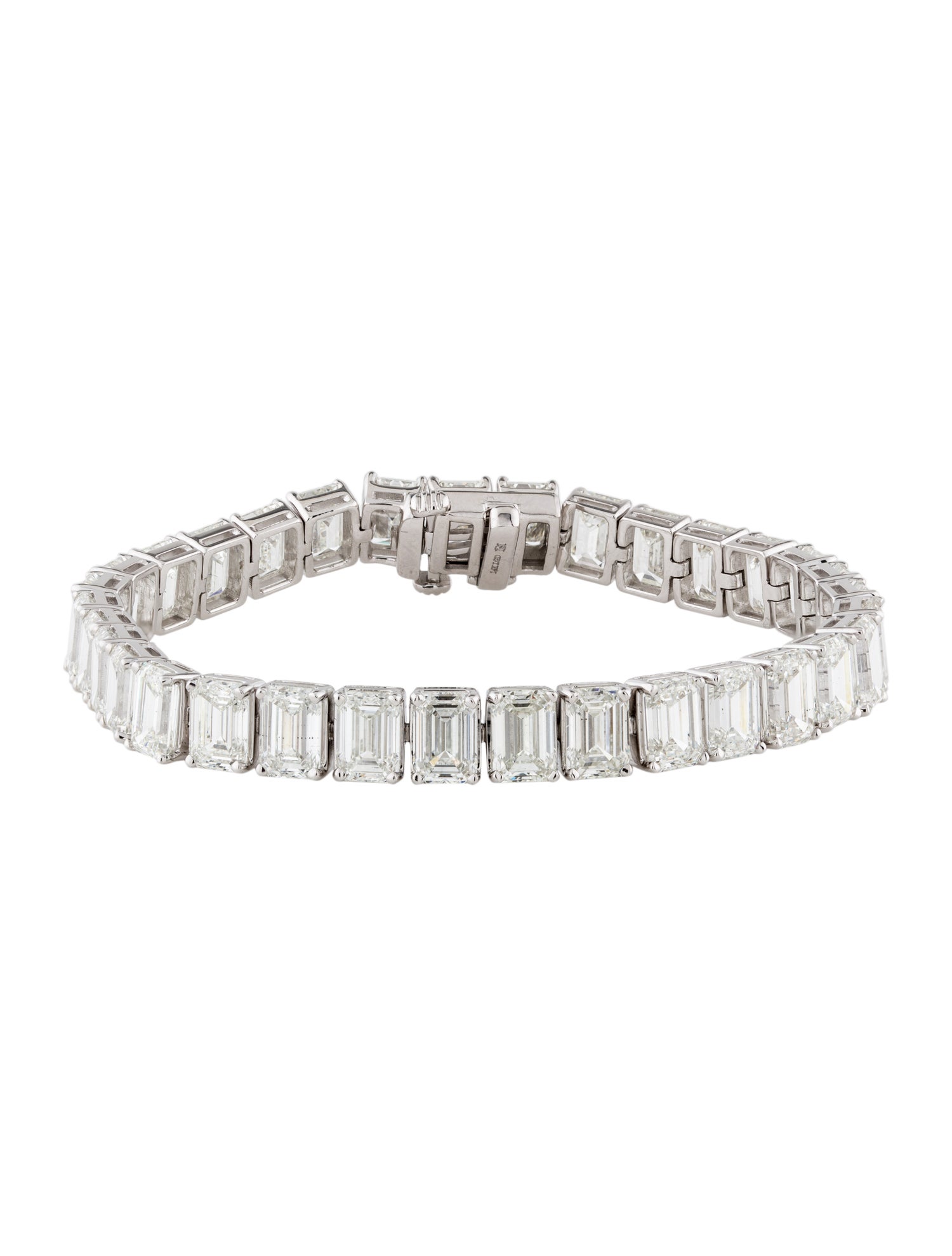 Badgley Mischka 14K 33.08ctw Lab Grown Diamond Tennis Bracelet