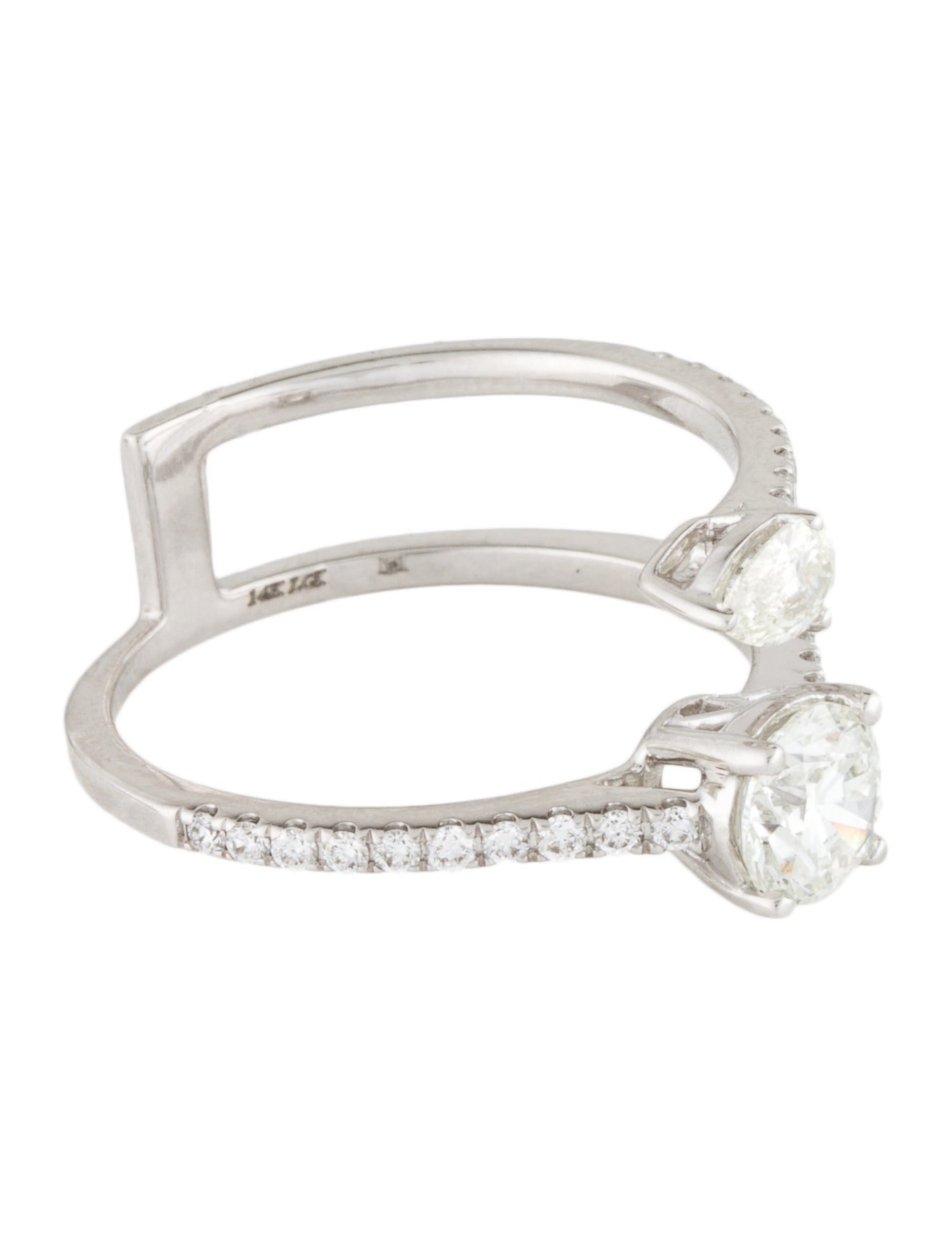 Badgley Mischka 14K 1.25ctw Lab-Grown Diamond Cocktail Ring