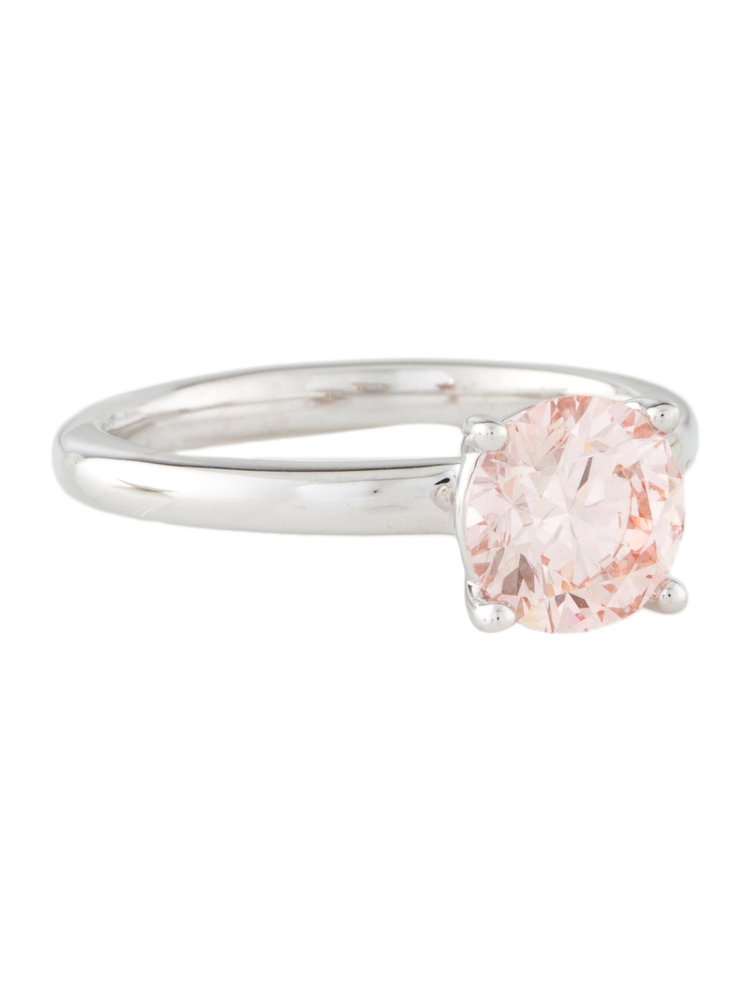 Badgley Mischka 1.66ct Pink Lab-Grown Diamond Engagement Ring