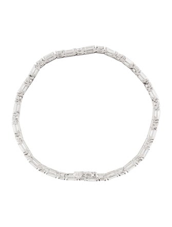 Badgley Mischka 14K 10.90ctw Lab-Grown Diamond Tennis Bracelet