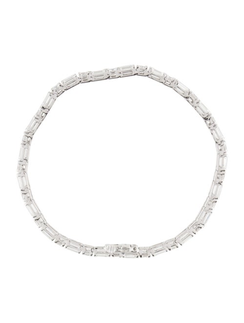 Badgley Mischka 14K 10.90ctw Lab-Grown Diamond Tennis Bracelet
