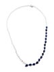 Badgley Mischka 14K Lab-Grown Diamond & Synthetic Sapphire Collar Necklace