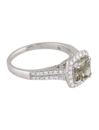 Badgley Mischka 14K Diaspore & Lab-Grown Diamond Cocktail Ring