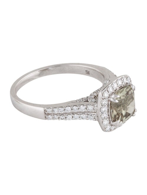 Badgley Mischka 14K Diaspore & Lab-Grown Diamond Cocktail Ring