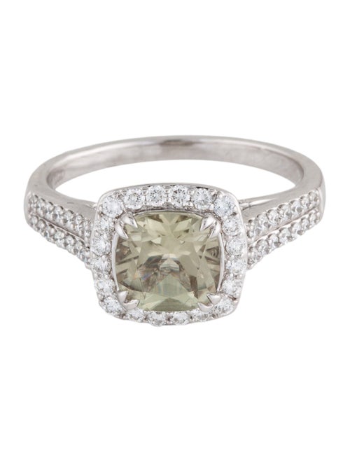 Badgley Mischka 14K Diaspore & Lab-Grown Diamond Cocktail Ring