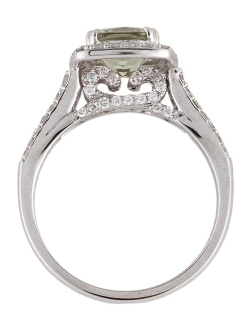 Badgley Mischka 14K Diaspore & Lab-Grown Diamond Cocktail Ring