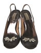 Badgley Mischka Satin Slingback Pumps