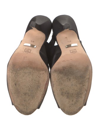 Badgley Mischka Satin Slingback Pumps