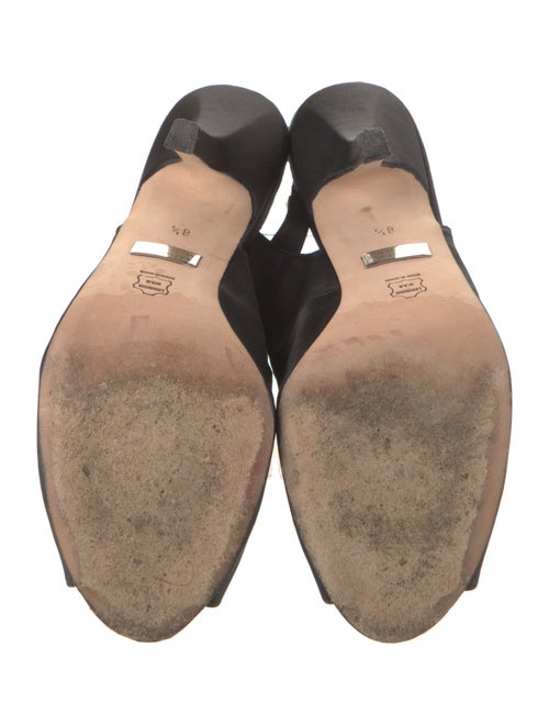 Badgley Mischka Satin Slingback Pumps