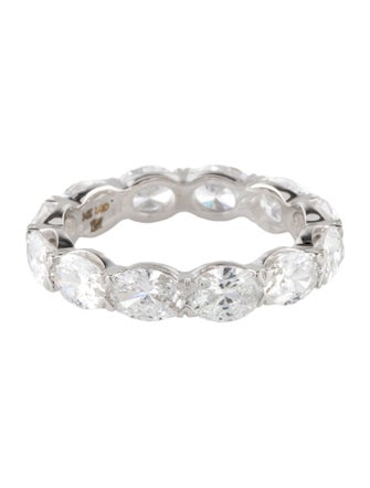 Badgley Mischka 14K 3.91ctw Lab-Grown Diamond Eternity Band Ring