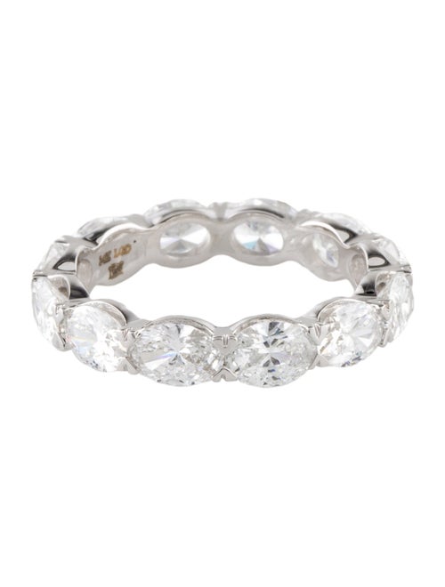 Badgley Mischka 14K 3.91ctw Lab-Grown Diamond Eternity Band Ring