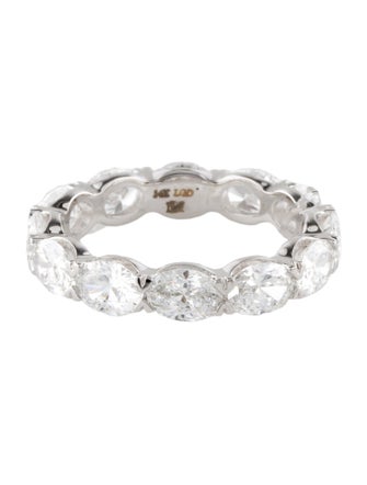 Badgley Mischka 14K 3.91ctw Lab-Grown Diamond Eternity Band Ring