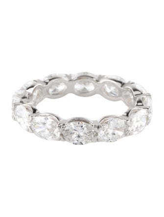 Badgley Mischka 14K 3.91ctw Lab-Grown Diamond Eternity Band Ring