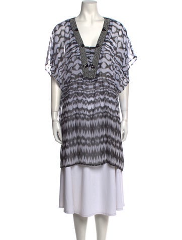 Badgley Mischka Dresses Printed Mini Dress L