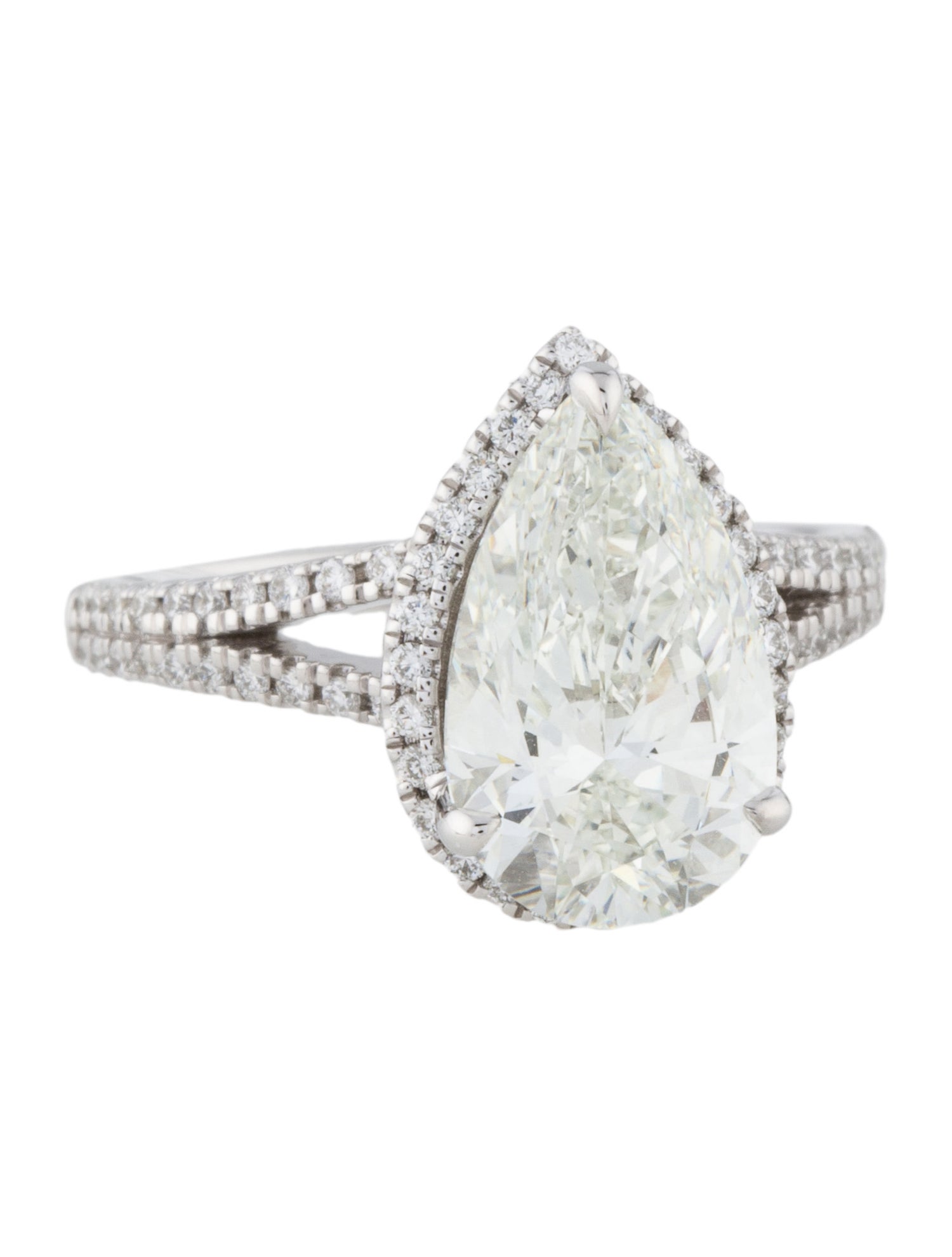 Badgley Mischka 3.35ct Lab-Grown Diamond Engagement Ring