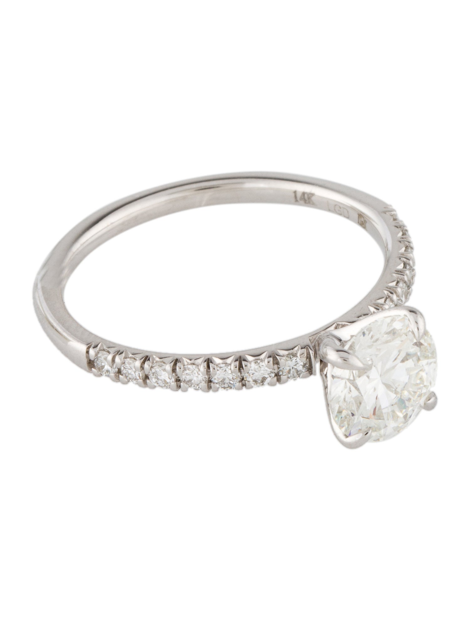 Badgley Mischka 1.71ctw Lab-Grown Diamond Engagement Ring