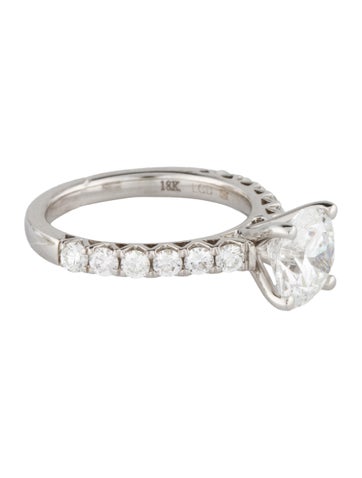 Badgley Mischka Cocktail Ring 1.61ct Lab-Grown Diamond Engagement 4.5