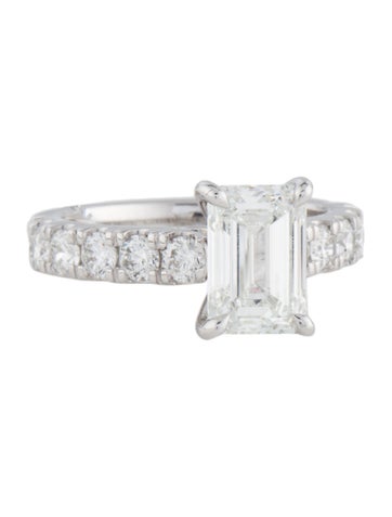 Badgley Mischka Engagement Ring Platinum 2.05ct Lab-Grown Diamond 5