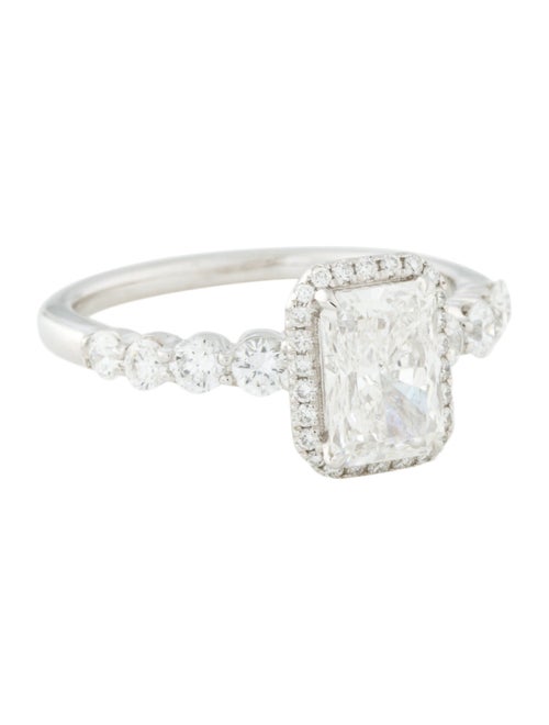 Badgley Mischka 1.46ct Lab-Grown Diamond Halo Engagement Ring
