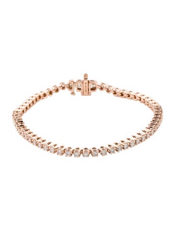 Badgley Mischka Link 14K 2.00ctw Lab-Grown Diamond Tennis Bracelet