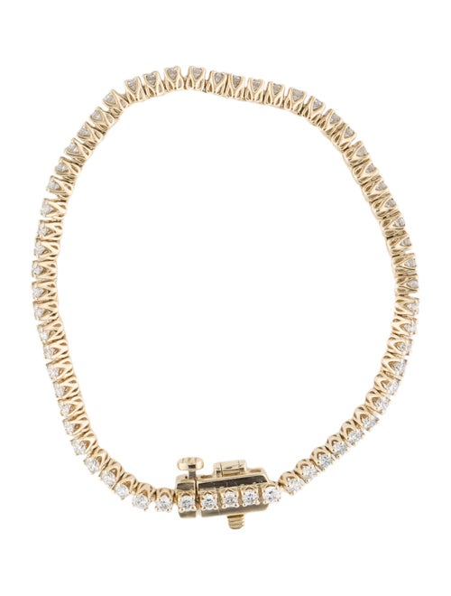 Badgley Mischka 14K 2.01ctw Lab-Grown Diamond Tennis Bracelet