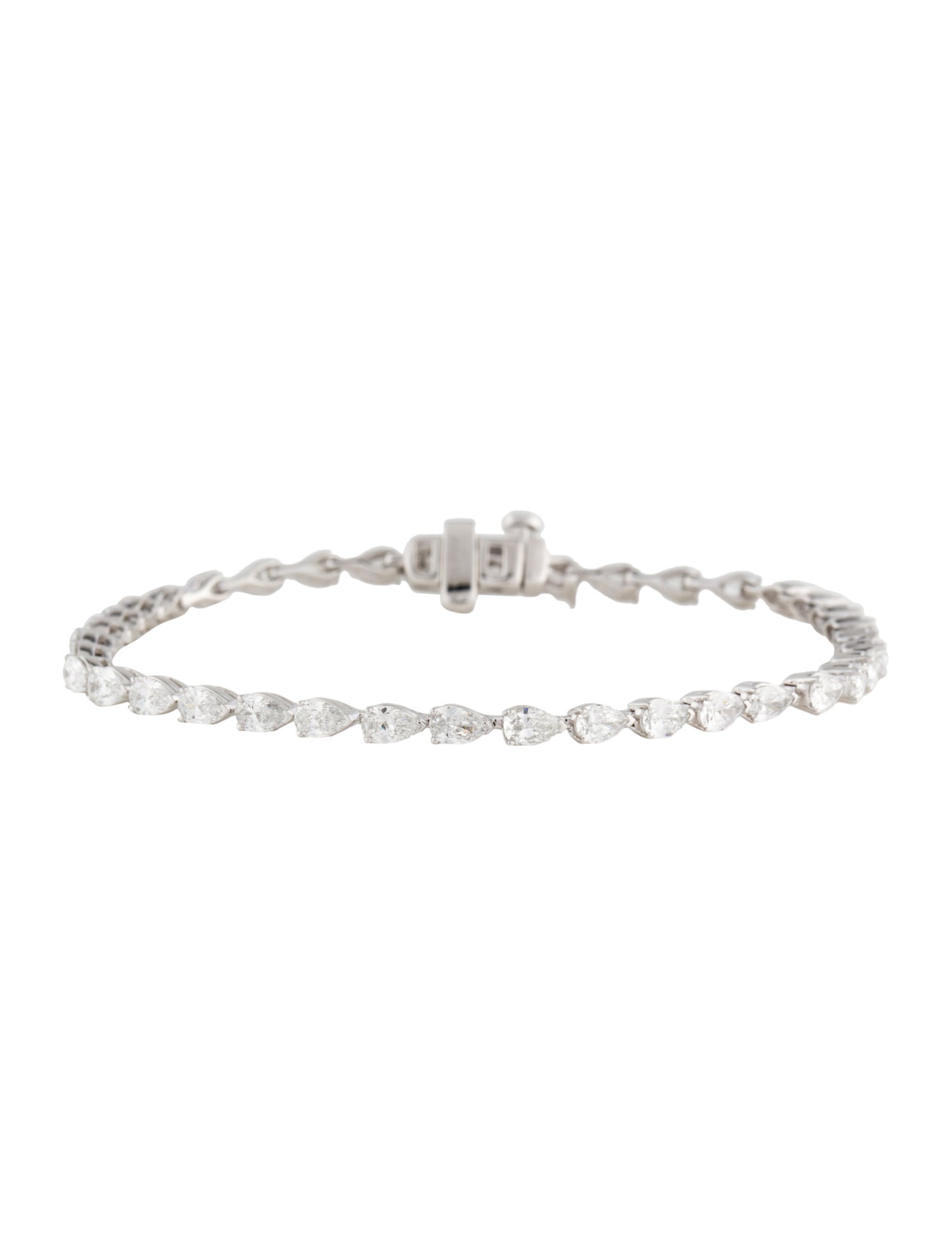 Badgley Mischka Platinum 5.02ctw Lab Grown Diamond Tennis Bracelet
